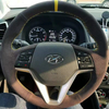 Custom Car Steering Wheel Braid Cover Soft Suede 100% Fit For Hyundai Tucson 3 2015 2016 2017 2018 2019 2020 Car Accessories