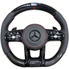 Mercedes A B C S Class Custom Carbon Fiber Steering Wheel with LED Shift Lights