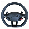 Contrast Stitching Genuine Leather Audi S4 S6 Steering Wheel Perforated Nappa Leather Audi A7 A8 Model Steering Wheel