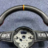 Gloss Carbon Volkswagen VW Jetta Racing Steering Wheel 12 O'Clock Ring Volkswagen VW MK7 MK6 MK5 MK4 Steering Wheel