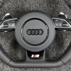 Perforated Nappa Leather Audi A7 A8 Model Steering Wheel Audi M Sport A3 Steering Wheel