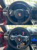 Customized Black Leather Steering Wheel for Porsche Panamera 911 918