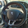 Custom Car Steering Wheel Braid Cover Non-slip Genuine Leather 100% Fit For Peugeot 208 Peugeot 2008 Auto Interior Accessories