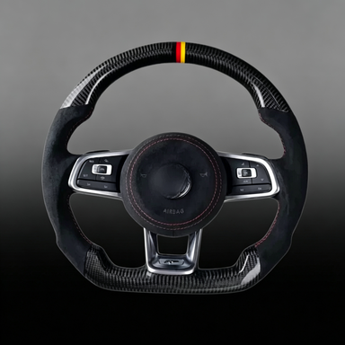 Gloss Carbon Volkswagen VW Jetta Racing Steering Wheel