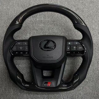 Customized Lexus Bright Carbon Fiber Steering Wheel LX500 LX500H LX570