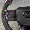 Forged Carbon Fiber Steering Wheel for Lexus ES350 with Thumb Grip Patch