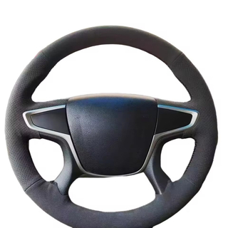 Custom Car Steering Wheel Braid Cover Anti Slip And Soft 100% Fit For Buick GL8 ES 28T 2011-2021 Car Products Steering Wrap