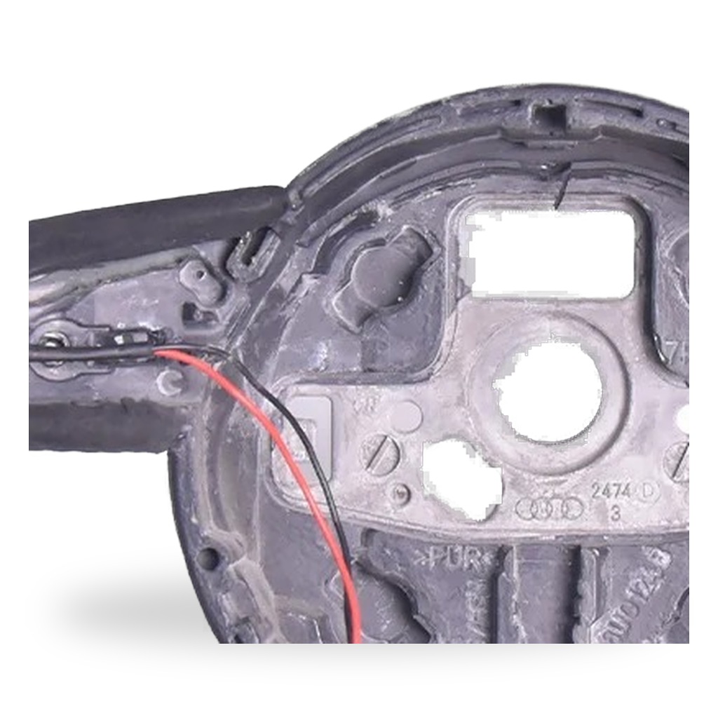 Carbon Fiber Leather Steering Wheel For Audi A4/a6/a3 With Perforated Design Custom Color & Led Top Marker