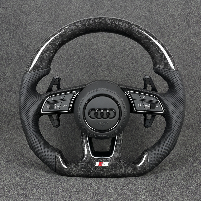 Audi A8 D2 D3 D4 D5 1994-2026 Custom Real Carbon Fiber Steering Wheel 1994-2026 - YINGGEN