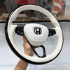 Leather Steering Wheel for Honda Accord CR-V Civic with Leather Airbag Cover