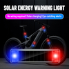 Solar Auto-Charging Vibration Sensing LED Warning Strobe Light, Wireless Red Blue Flash Safety Marker Light for All Vehicles