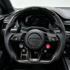LED Gloss Carbon Fiber Steering Wheel for Audi R8 Q3 Q5 Q7 A3 A4 A6