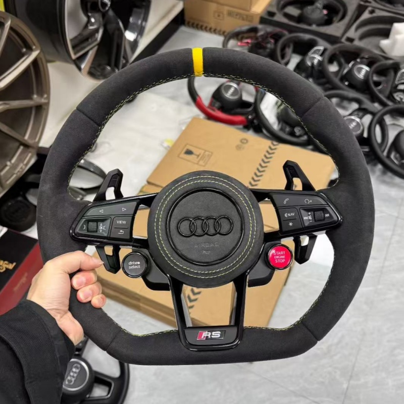 Carbon fiber steering wheel suitable for car modification