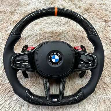  Custom BMW Real Carbon Fiber Steering Wheel 2 Series Coupe M2 G42 G87 2019 - 2025 - YINGGEN