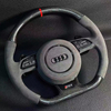 Audi steering wheel with paddle shifters, S-Line style modification, suitable for racing and daily driving