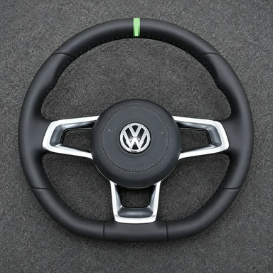 Volkswagen Golf 6 Typ5K PQ35 GTI Golf R 2008-2013 Custom Nappa Leather Steering Wheel - YINGGENE