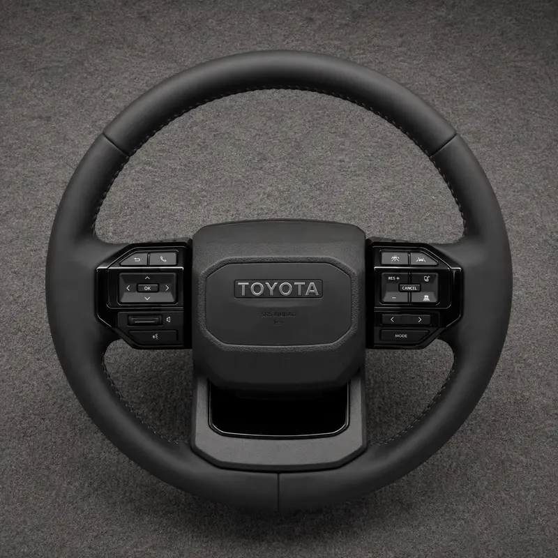 Custom Toyota full series Corolla Camry Crown Prius Supra RAV4 Nappa leather steering wheel 2017-2024-YINGGEN