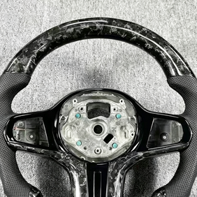 Real carbon fiber BMW steering wheel custom forged carbon fiber suitable for BMW G12 G06 G05 G11 G22 (20192026)-YG