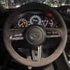 Custom Car Steering Wheel Cover Soft Suede 100% Fit For Mazda CX-30 CX30 2019-2020 Mazda 3 Axela 2019 2020 Car Accessories
