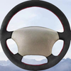 Custom Car Steering Wheel Cover 100% Fit For Toyota Land Cruiser Prado 120 2004-2009 Tacoma 2005-2011 Car Products Steering Wrap