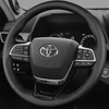 Custom Car Steering Wheel Braid Cover Genuine Leather Fit For Toyota Sienna 2021 2022 Highlander 2020-2022 Highlander Hybrid
