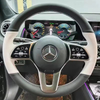 Custom Car Steering Wheel Cover 100% Fit For Mercedes Benz A-Class W177 B-Class W247 C-Class W205 CLS-Class Car Accessories