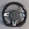 Gloss Carbon Ford Mondeo Racing Steering Wheel Alcantara Contrast Genuine Leather Ford Steering Wheel