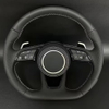 Custom Car Steering Wheel Braid Cover Soft 100% Fit For Audi A3 (8V) A4 (B9) Avant A5 (F5) A1 (8X) Car Products Steering Wrap