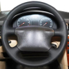 Leather For Volkswagen VW Golf 4 MK4 1998-2004 Passat B5 1996-2005 DIY Hand Sewing Steering Wheel Cover Car Accessories