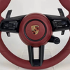 Perforated Nappa Leather Porsche 991.1 991.2 992 993 996 997 Steel Bordeaux Red