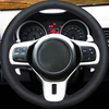 Custom Car Steering Wheel Braid Cover 100% Fit For Mitsubishi Lancer Evolution EVO X 10 2008 2009 2010 2011 2012 2013 2014 2015