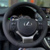 Custom Car Steering Wheel Braid Cover Genuine Leather 100% Fit For Lexus NX300 NX300H IS350 2015-2021 Auto Interior Accessories