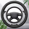 Customize Breathable Leather Steering Wheel Cover For Fabia Skoda Octavia a5 2012 2013 Yeti 2009-2013 Hand Sewn Car Accessories