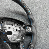 D-type Forged Carbon Fiber Leather Steering Wheel Ford Focus with Button Frame