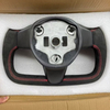 Customized Tesla Yoke Carbon Fiber Alcantara Steering Wheel for Model 3 Model Y