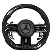 Gloss Carbon Mercedes E63 AMG Racing Steering Wheel Mercedes Aftermarket Forged Carbon C63 AMG Steering Wheel