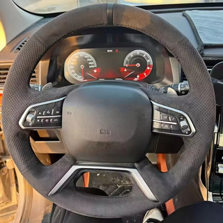 Custom Car Steering Wheel Braid Cover Anti Slip And Soft 100% Fit For Haval H6 H2 Car Products Steering Wrap Car Accessories