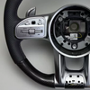 Gloss Carbon Mercedes E63 AMG Racing Steering Wheel Perforated Nappa Leather Mercedes W220 W221 W222 Model Steering Wheel