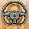 VW Steering Wheel Forged Carbon Fiber Steering Wheel Color Customization Suitable for VW Golf 8 Pro GTI MK7 MK8