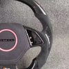 True Carbon Fiber Steering Wheel for Chevrolet Camaro Alcantara Airbag Cover