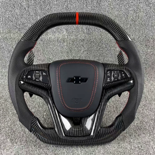 Custom carbon fiber steering wheel for Chevrolet Camaro Bumblebee custom carbon fiber ergonomic grip