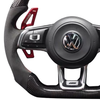 Volkswagen VW Custom Real Carbon Fiber Golf 7 GTI Steering Wheel 12 O'Clock Ring MK7 MK6 MK5 MK4 Steering Wheel