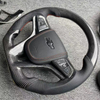 Genuine Carbon Fiber Steering Wheel for Chevrolet Cruze with Leather Airbag Cover