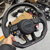 Customized Audi steering wheel, suitable for direct adaptation of aftermarket steering wheel for Audi vehicle modification.