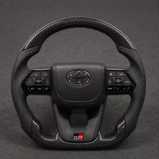 Custom Toyota Full Series Corolla Camry Crown Prius Supra RAV4 Real Carbon Fiber Steering Wheel 2006-2023 - YINGGEN