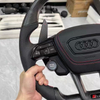 Rear installation base structure of steering wheel