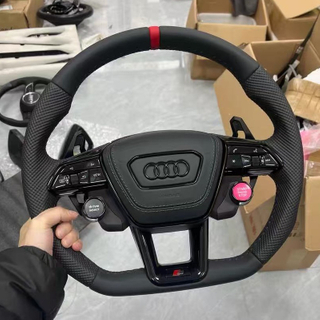 Leather Steering Wheel for Audi A3 8V A4 B8 A6 C7