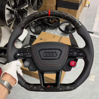 Forged Carbon Fiber Steering Wheel for Audi Q3 Q5 Q7 A3 A4 A6