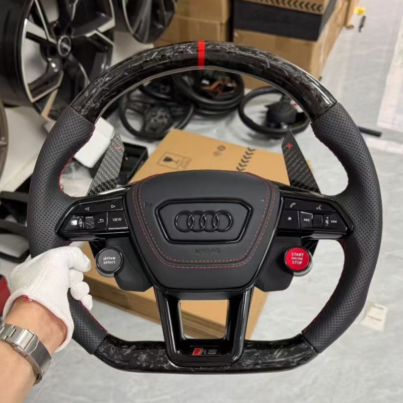 Carbon fiber steering wheel suitable for car modification