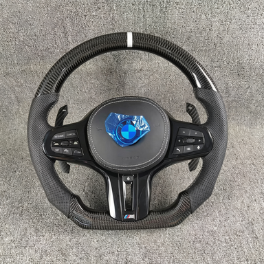 Custom BMW Real Carbon Fiber Steering Wheel 3 Series M3 G20 G21 G28 G80 G81 2019 - 2025 - YINGGENE